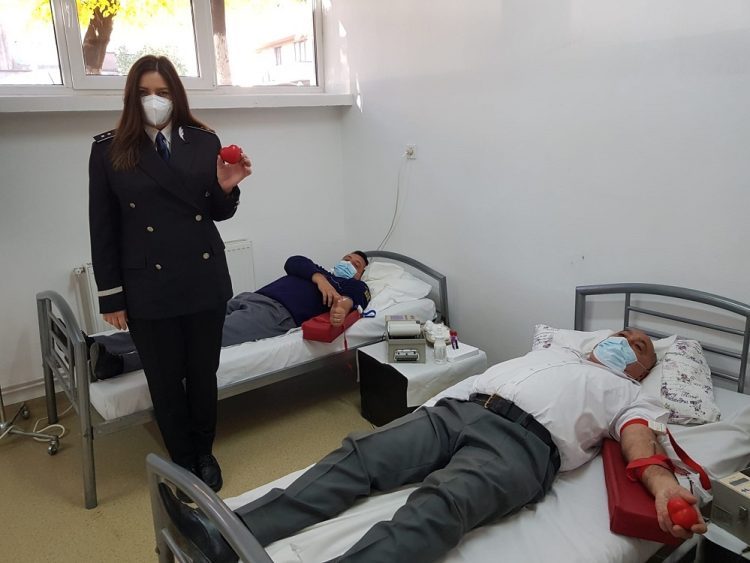 Cincizeci de polițiști de frontieră din cadrul ITPF Sighetu Marmației au donat sânge și plasmă