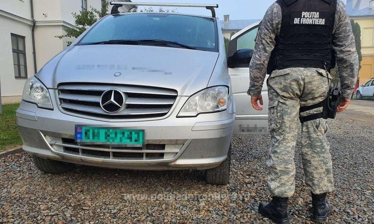 Mercedes căutat de autoritățile din Norvegia, indisponibilizat în Vişeu de Jos
