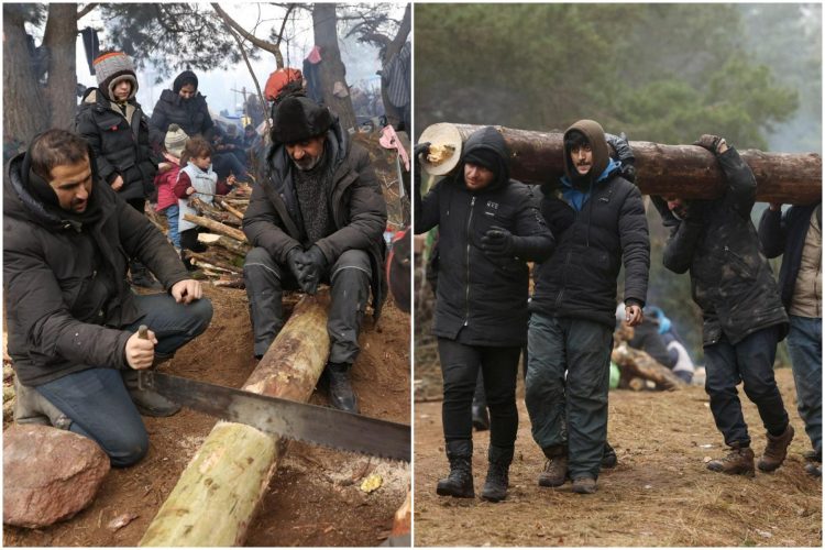 Polonia acuză Belarus că le dă migranţilor bușteni să treacă frontiera UE