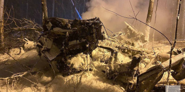 Un avion de tip Antonov-12 cu şapte persoane la bord s-a prăbuşit în apropiere de Irkuţk