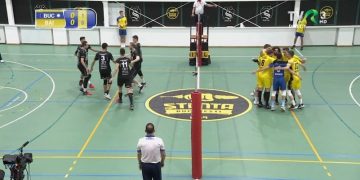 Volei masculin. Divizia A1. CSU Știința București – Știința Explorări Baia Mare 3-2 (-23, 23, -21, 22, 9)