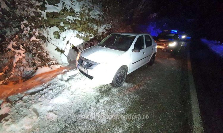 Autospeciala Poliției de Frontieră, lovită de contrabandiștii din Valea Vișeului