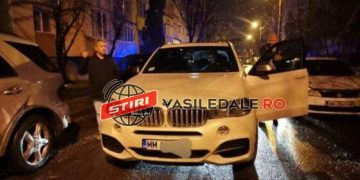 Accident de circulație în Baia Mare. Șoferul unui BMW a distrus mai multe autoturisme