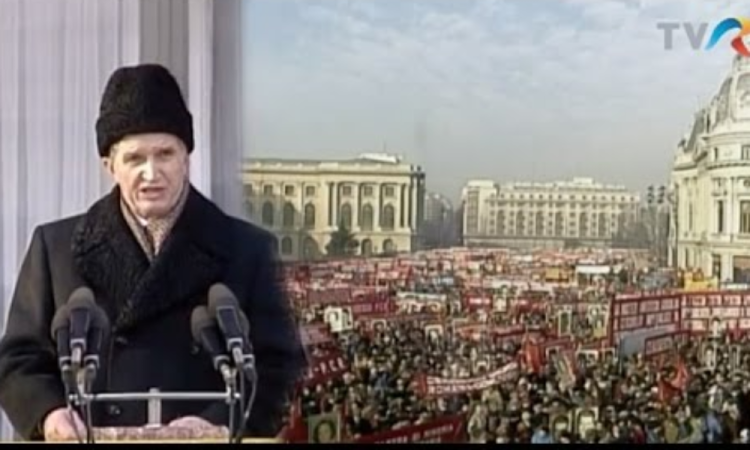 21 decembrie 1989. Ziua în care Nicolae Ceaușescu ține ultimul discurs în fața „oamenilor muncii” – video