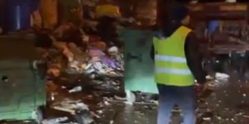 VIDEO: A început curățenia în Baia Mare. Echipele de muncitori ridică munții de gunoaie!
