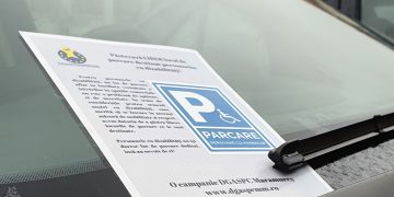 Campanie de conștientizare a cetățenilor cu privire la necesitatea de a păstra libere locurile de parcare destinate persoanelor cu dizabilități