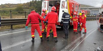 Accident grav pe DN 1C, în intersecția spre Târgu Lăpuș