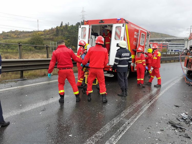 Accident grav pe DN 1C, în intersecția spre Târgu Lăpuș