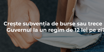 Comunicat ANOSR: „Guvernul să crească subvenția pentru burse sau să mănânce ei cu 12 lei pe zi”
