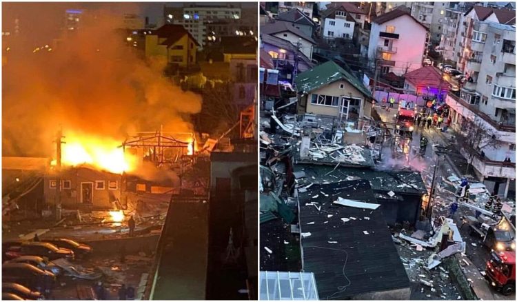 Explozie puternică la o pensiune din Cluj. O femeie a murit carbonizată și două persoane au ajuns la spital cu arsuri grave