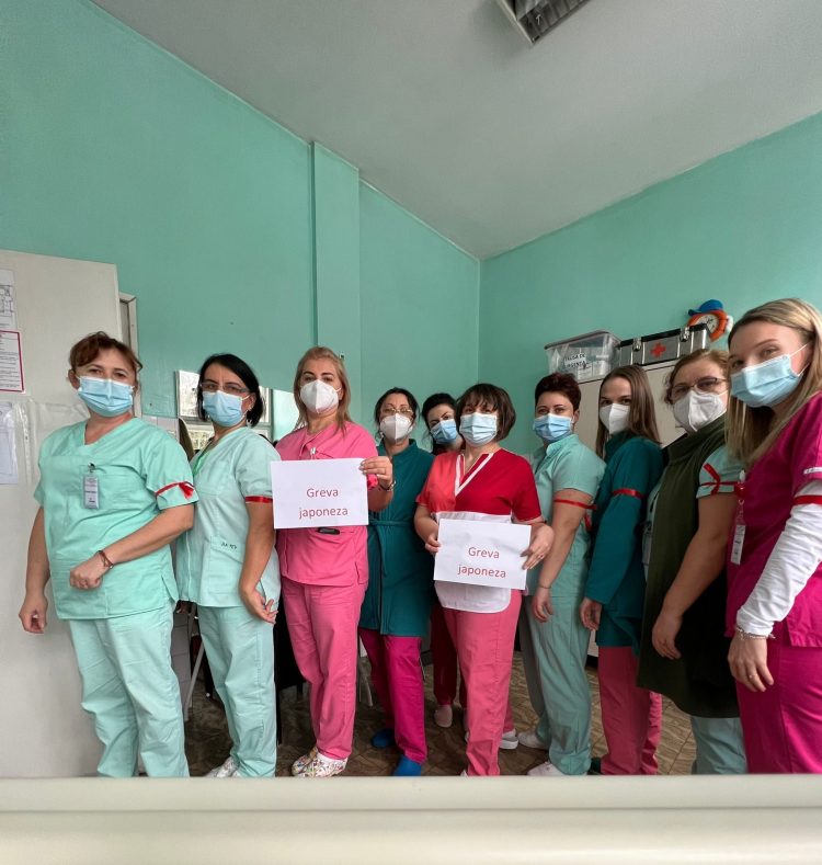 Grevă japoneză în unităţile medicale din Maramureş
