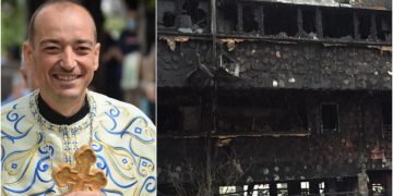 ”Tati, acum vom muri?” Un preot din Constanța s-a refugiat cu familia pe acoperișul blocului ca să scape de incendiu