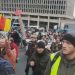 Proteste cu mii de români la Bruxelles față de măsurile anti-COVID