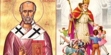 6 decembrie, Sfântul Nicolae. Se spune că, astăzi, din barba moșului se scutură zăpada şi începe să ningă