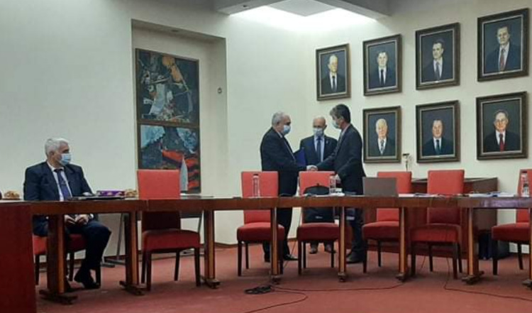 Profesorul Ioan Tohătan a primit distincția „Senator de Onoare” al UTC-N