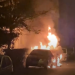 Două autoturisme au fost incendiate în Baia Mare