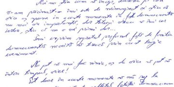 Scrisoarea trimisă de către Politicul care a accident-o mortal pe Raisa către familia acesteia