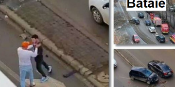 Un tânăr a fost luat la bătaie de un taximetrist