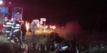 Accident groaznic în Rogoz. Un tânăr s-a rostogolit de mai multe ori și a ajuns într-un șanț