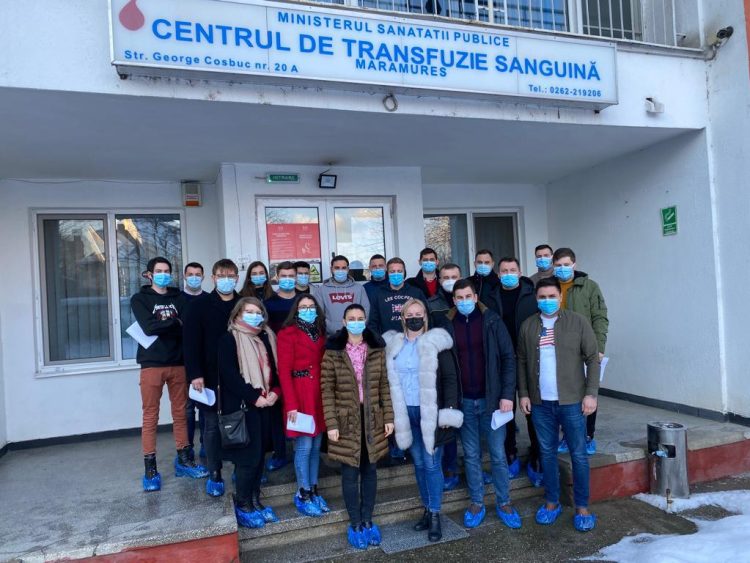 Tinerii liberali maramureșeni au donat sânge în cadrul campaniei ,,Din inimă pentru România”