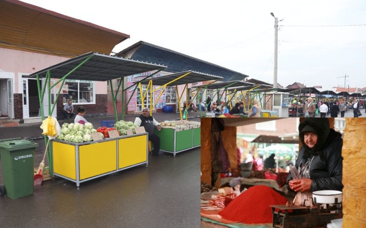 Cum să nu-ți fie milă? E ger de îngheață pietrele și bătrâneii stau să-și vândă produsele