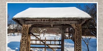 Poarta Traian Bilțiu – Dăncuș, prima poartă pe cinci stâlpi din Maramureș 