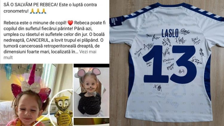 Clubul Minaur Baia Mare este alături de Rebeca, micuța diagnosticată cu o boală nemiloasă