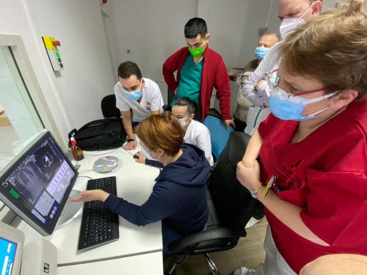 Spitalul Județean de Urgență „Dr. Constantin Opriș” a efectuat prima investigație angio-CT-coronariană din județul nostru