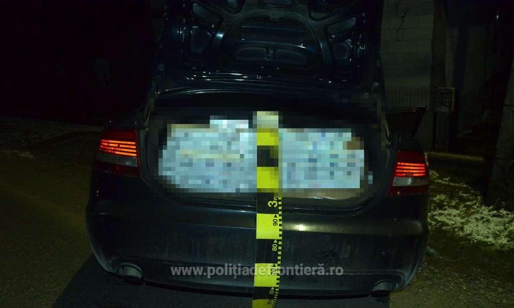 Urmăriri în trafic și peste 12.000 pachete cu țigări de contrabandă confiscate la frontiera de nord