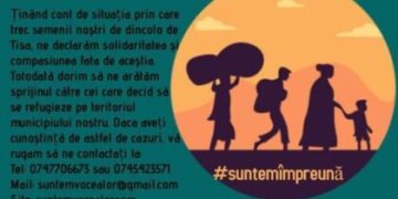 ASOCIAȚIA ”SUNTEM VOCEA LOR” AJUTĂ FAMILII DE REFUGIAȚI CU COPII ȘI BĂTRÂNI CARE AJUNG LA SIGHETU MARMAȚIEI
