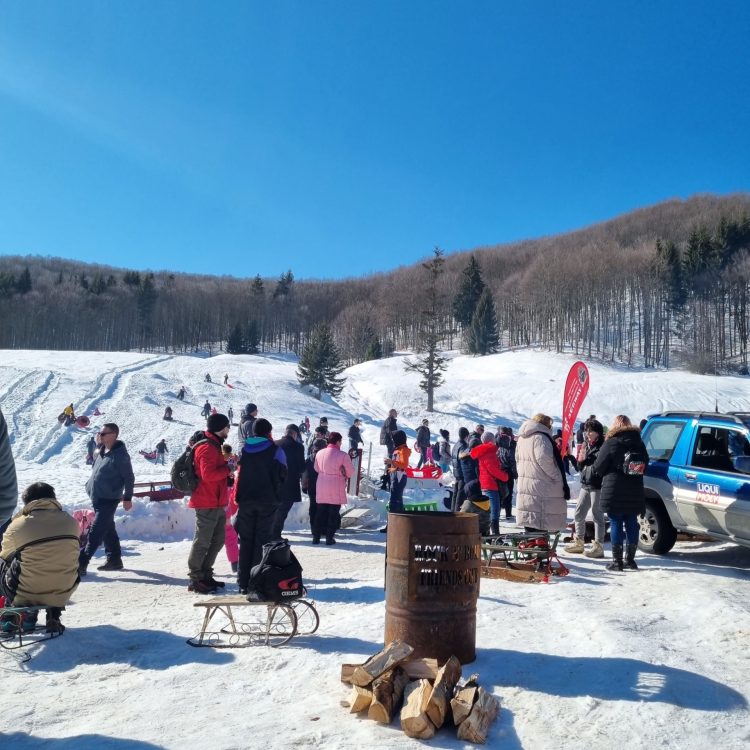 VIDEO: Am fost la săniuș în Băiuț