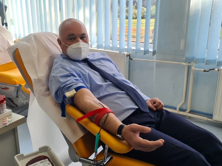 Jandarmii maramureșeni au donat sânge pentru poporul ucrainean