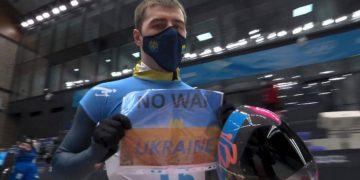 “Fără război în Ucraina”. Mesajul afişat de un sportiv ucrainean la Jocurile Olimpice de iarnă