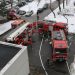 Incendiu la etajul al treilea al Spitalului Județean de Urgență din Baia Mare. Exercițiu cu forţe și mijloace