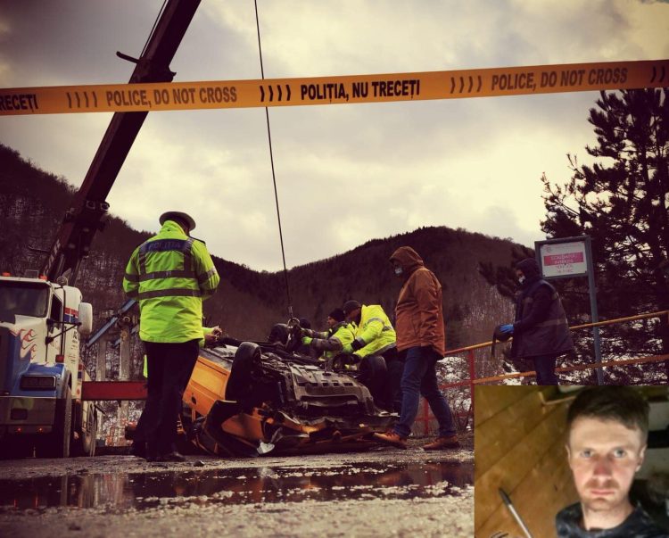 Mașina lui Andrei, tânărul maramureșean mort în Someșul Cald, a ajuns la 20 de metri adâncime