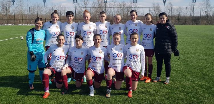 Liga 1 fotbal feminin:  Victorie spectaculoasa a echipei de la Fotbal Feminin Baia Mare!