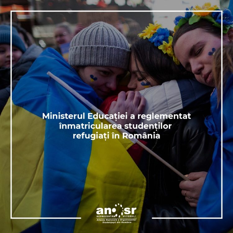 Ordin de ministru care oferă posibilitatea înmatriculării studenților refugiați din Ucraina în învățământul superior românesc