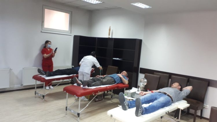 Acțiune de responsabilitate socială. Zeci de angajați ai societăţii Vital au donat sânge