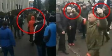 Soldaţii ruşi ar fi ieşit cu grenade în mâini când au negociat capitularea unui oraş ucrainean
