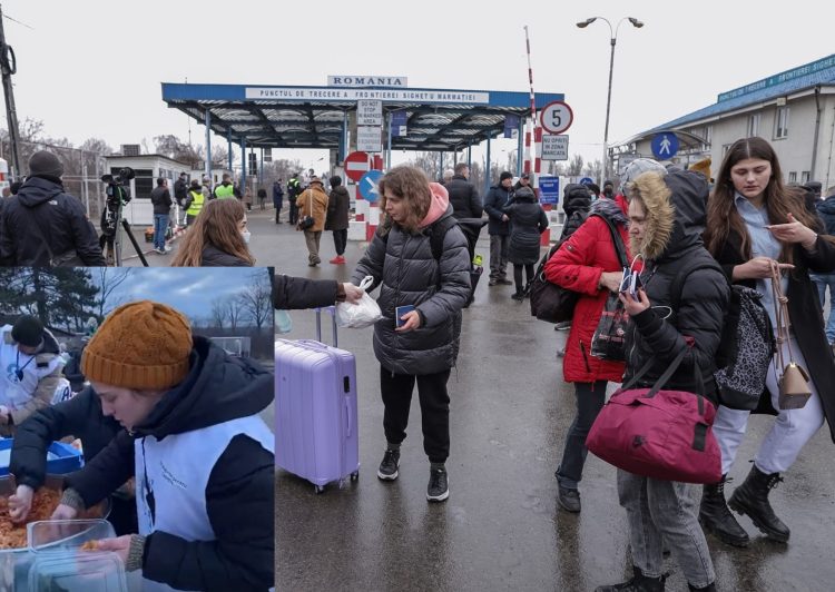 Sarmale pentru refugiați: „Au început să plângă când au văzut”