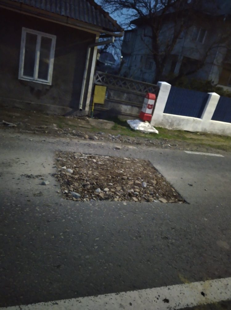 Lăpușenii au ajuns să-și asupe singuri gropile. „Incompetenții de la drumuri freacă menta”