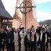 A fost sfințită crucea care va fi înălțată pe turla bisericii din Bârsana – foto