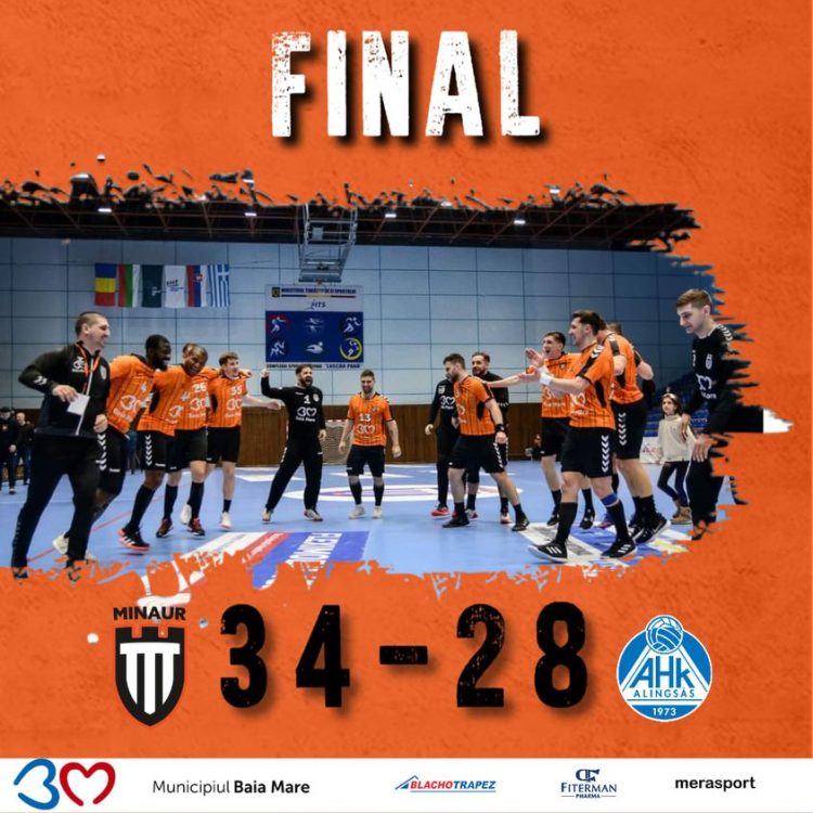 EHF European Cup: Minaur Baia Mare, victorie în prima manșă a semifinalelor