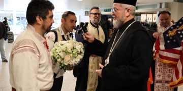 Preasfințitul Părinte Iustin, Episcopul Maramureșului și Sătmarului, a ajuns pe pământ american