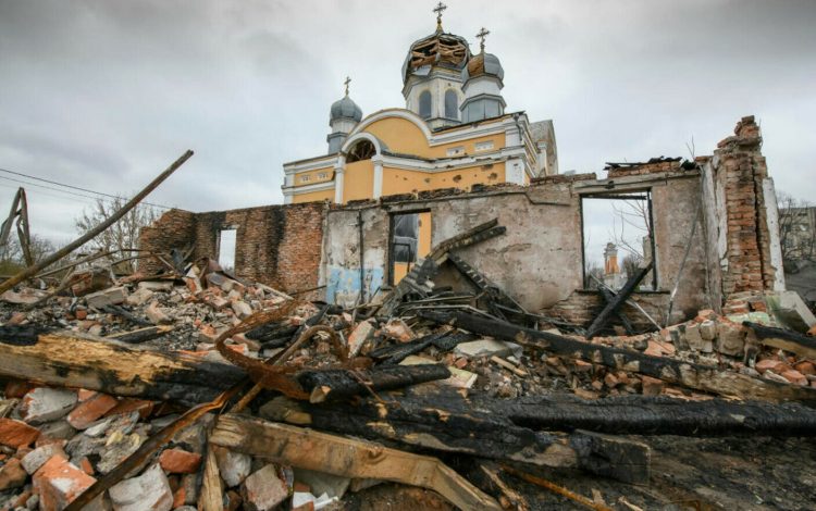 Nici Învierea nu le aduce speranță ucrainenilor. Majoritatea bisericilor au fost distruse