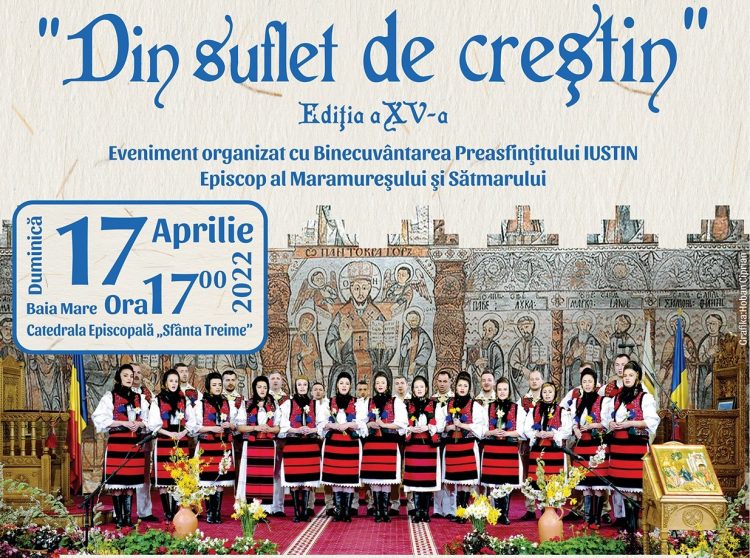 Concert de pricesne „Din suflet de creștin”, la Catedrala Sfânta Treime din Baia Mare