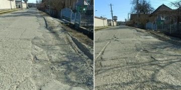 Oamenii din Baia Sprie reclamă starea proastă a drumului din Satu Nou de Sus