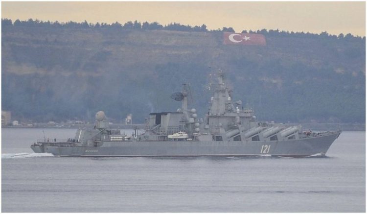 Crucișătorul Moskva, nava-amiral a flotei ruse, s-a scufundat joi seară. Cea mai mare pierdere navală suferită de Rusia de la Al Doilea Război Mondial