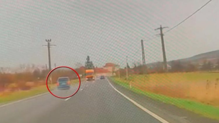La un pas de tragedie! Un şofer maramureşan de 31 de ani a adormit la volan şi a ajuns pe contrasens, în faţa unui TIR