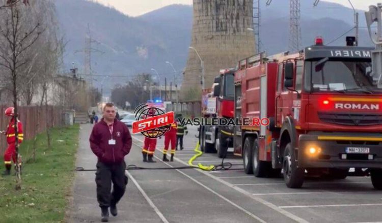 A luat foc acoperișul unei hale de pe Electrolizei